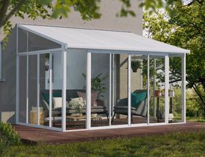 Grădină de iarnă Veranda Sanremo Palram - Canopia 3 x 5,4 m alb