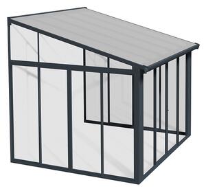 Grădina de iarnă Veranda Sanremo Palram - Canopia 3 x 3 m gri