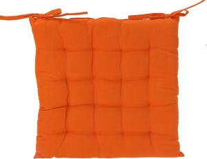 Cushion quilted orange, 40 x 40 cm