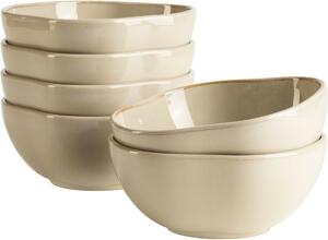 Mäser Set de boluri Cordelia Sand 16 cm, 6 buc