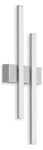 Telefunken - Aplica LED de exterior 2xLED/4W/230V IP44 argintiu