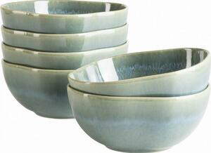 Mäser Set de boluri Cordelia Atacama Green Textura 16 cm, 6 buc