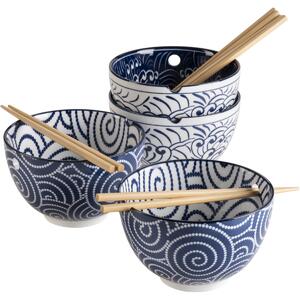 Mäser Set de boluri cu bețișoare Jurka Culinary Delight, 4+4 buc