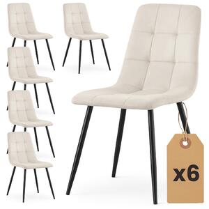 Set 6 scaune de sufragerie Nairobi (bej). Promo -20%. 1152350