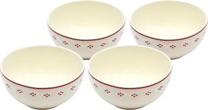 Mäser Set de boluri Lova Red 14 cm, 4 buc