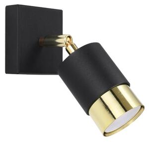 Aplica perete Nero Auriu 8x17.5x16 cm