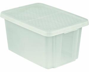 Cutie de depozitare Curver Essentials cu capac 45l, transparentă