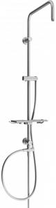Mexen T, coloana de dus, furtun de dus 150 cm, raft, comutator de dus, grafit, 7939399-66