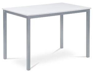 Masă de dining minimalistă, gri și alb, 110 x 70 x75 cm