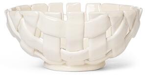 Ferm LIVING - Plait Bowl Ø24 Off-white