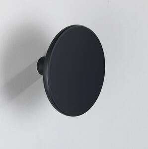 Cârlig de perete Wenko Melle, ⌀ 8 cm, negru mat