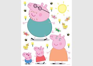 Decorațiune autoadezivă Peppa Pig Classic, 65 x 85cm