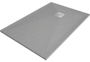 Mexen Stone+ cabină de duș compozit rectangulară 100 x 90 cm, gri-beton - 44619010