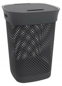 Aldotrade Woolly 50 l coș de rufe, negru