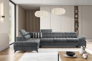 Colțar extensibil Valoris Maxi stânga - gri șenil Perfect Harmony 85 - Oferta limitata
