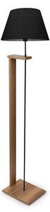 Lampa De Podea Zinnya Negru-Stejar 38x150 cm