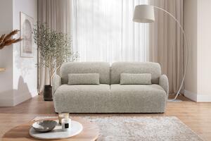 Canapea extensibilă Dinel - bej împletitură lavabilă Corbett 21 - Oferta limitata