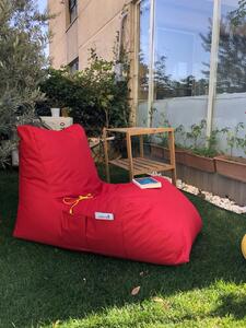 Fotoliu de gradina puf beanbag Daybed Rosu