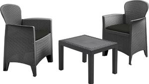 Set mobilier de grădină Akita, 3 buc