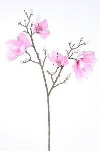 Floare artificială Magnolia roz deschis, 86 cm