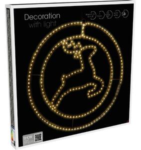 Crăciun Trinket Reindeer 257 LED, 52 cm