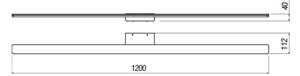 Aplică LED pentru oglindă de baie Redo 01-2511 BARRIO LED/34,32W/230V IP44 alb