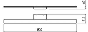 Aplică LED pentru oglindă de baie Redo 01-2507 BARRIO LED/27,39W/230V IP44 alb