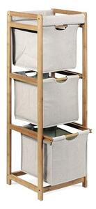Raft din bambus, 3 sertare
