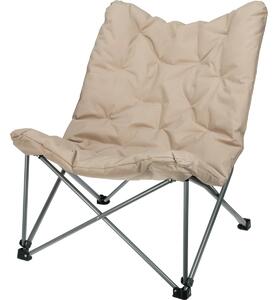 Scaun de camping Redcliffs Butterfly , 83 x 74 x91 cm, bej