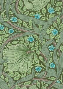 Reproducere Wallpaper Sample with Forget-Me-Nots, c.1870, Morris, William