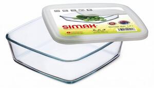 Simax 7466/L bol din sticlă cu capac din plastic ,1,7 l