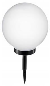 Lampă solară LED, 1,2 V, 6500 K, 200 mAh, diametru 25 cm, IP44, alb/negru
