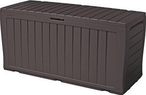 Keter Cutie de depozitare pentru grădină MARVELPLUS 270l maro, 116,7 x 44,7 x 57 cm