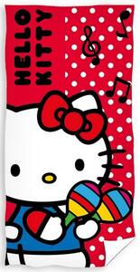 Prosop pentru copii Hello Kitty Little Musician ,70 x 140 cm