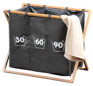 Kesper 19597 Coș de rufe pliabil, 57 x 63 x 38 cm