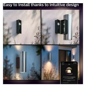 Corp de iluminat LED RGB de exterior Philips 17463/47/P7 Hue APPEAR 2xLED/8W/230V IP44