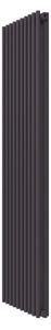 Calorifer decorativ colorat 453/1800 mm SLIM BITUBO (include kit de instalare)-RAL 4007 TEXT