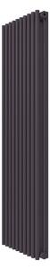 Calorifer decorativ colorat 453/1500 mm SLIM BITUBO (include kit de instalare)-RAL 4007 TEXT
