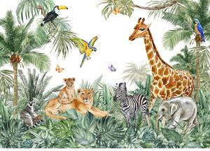 XXL tapet foto Jungle 360 x 254 cm, 4 părți