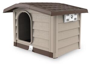 Doghouse Bungalow bej, 110 x 94 x 77 cm