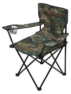 Cattara 13450 Scaun pliabil de camping Bari,armată , 49 x 39 x 84 cm