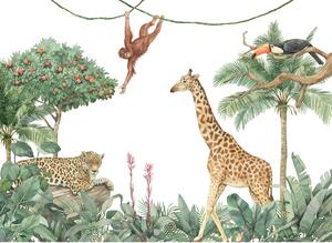 XXL Jungle White 360 x 254 cm , 4 părți
