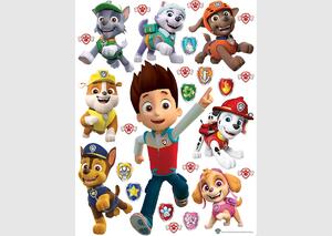 Decorațiune autoadezivă Paw Patrol, 65 x 85 cm