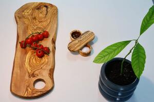 Tocator Master Chef din lemn de maslin 50 cm