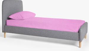 Cearceaf cu elastic Jersey copii, 115gr/mp, roz, 11, 100% bumbac, Gecor