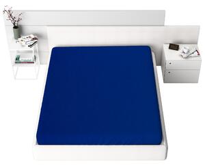 Cearceaf cu elastic Jersey, 120 gr/mp, albastru inchis, 29, 100% bumbac, Gecor