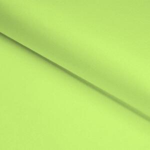 Lenjerie de pat jersey, cu fermoar, 120gr/mp, verde fosforescent, 36, 100% bumbac, Gecor