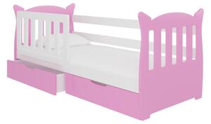 Pat pentru copii PENA, 160x75, roz