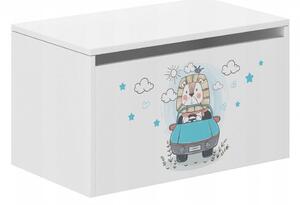 Cutie de depozitare pentru copii cu un leuţ frumos 40x40x69 cm