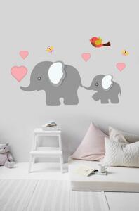 Sticker Familia elefantilor
